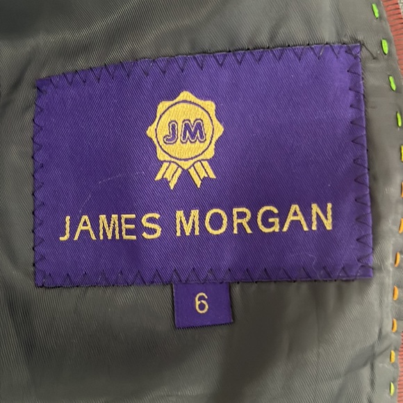 BOYS NWT JAMES MORGAN SUIT JACKET. Just like Dad. Sz 6 - Picture 3 of 5